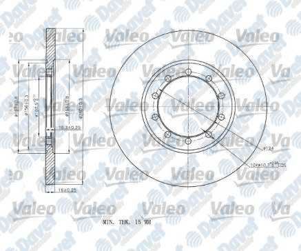 VALEO 187152 Arka Fren Disk Aynasi Ford Transit V347 2.2tdci 06 ->  ####